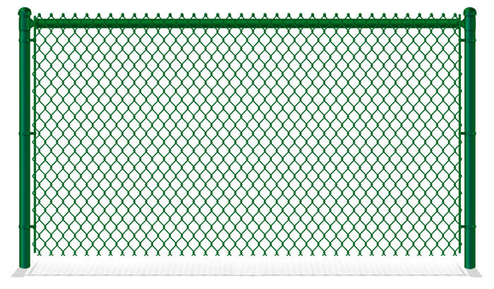 Green Plastic Coated Chain Link Fence Company