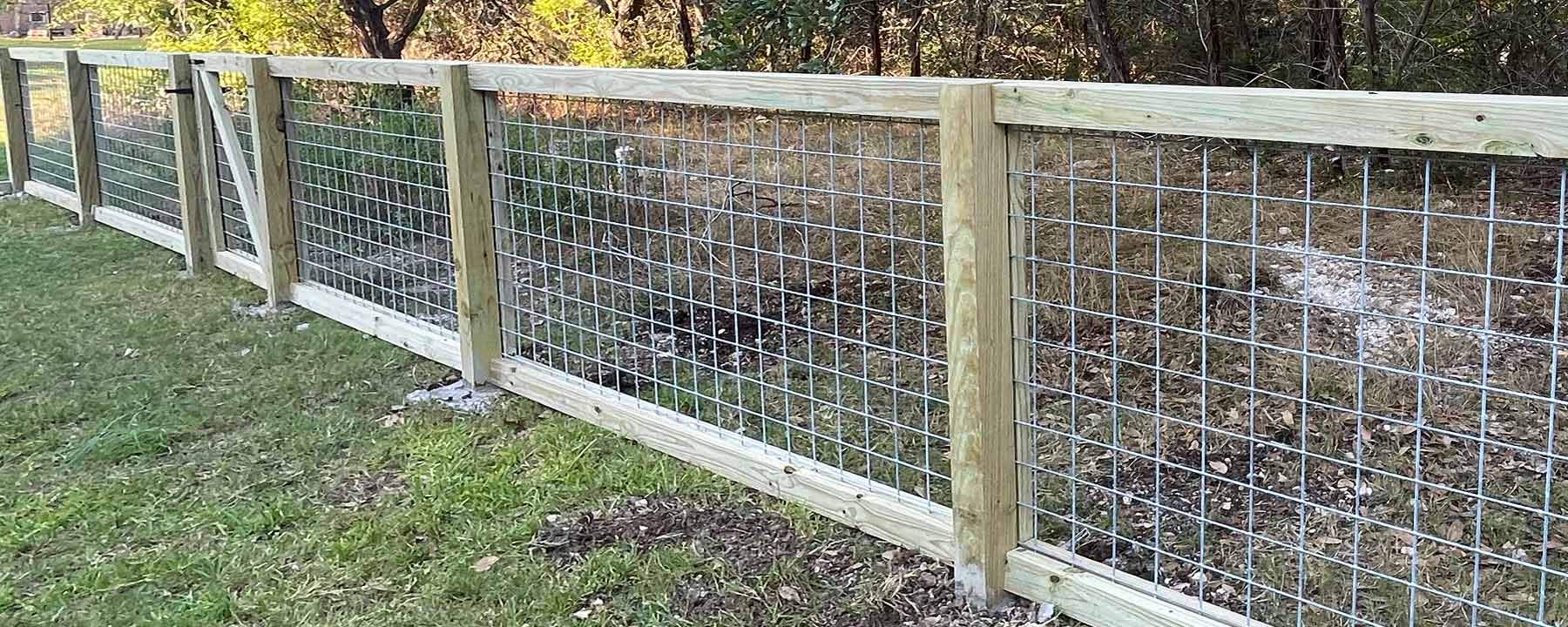 Farm fence installed in San Antonio, Texas
