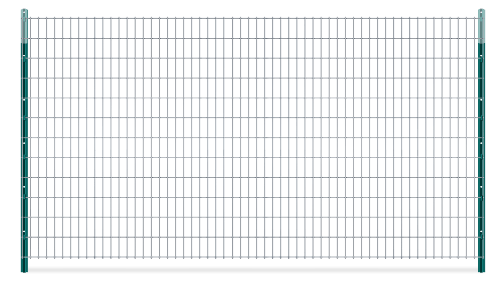 Wire Mesh T-post fence with H-brace for farms in the San Antonio, Texas area.