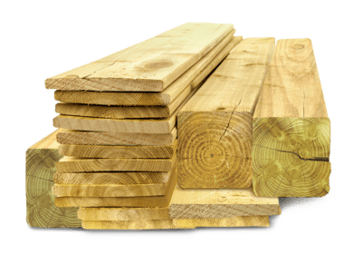 Pine wood fence materials