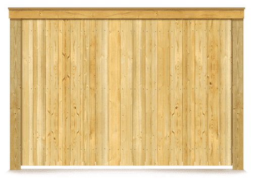 Cap & Trim wood fence