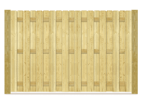 Shadowbox wood fence