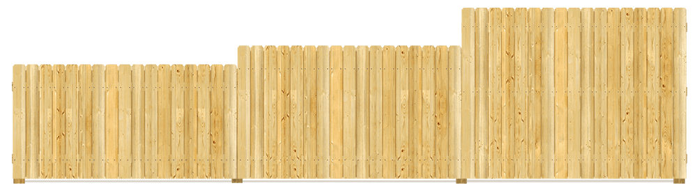 Residential Wood fence height options San Antonio, Texas