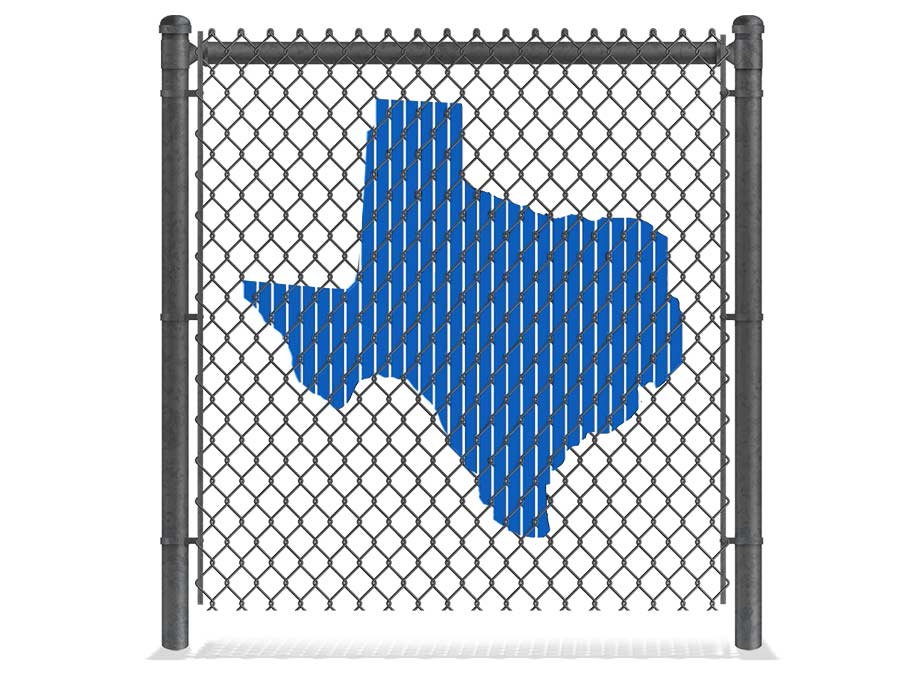 Fence company in San Antonio - our Texas map
