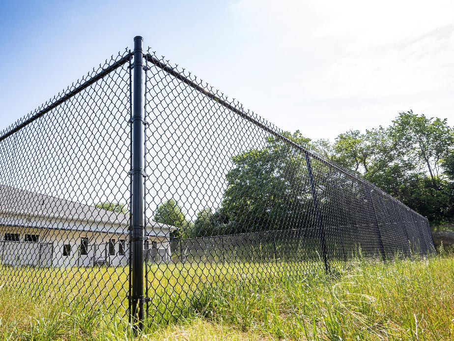 Chain link fence in Shavano Park Texas