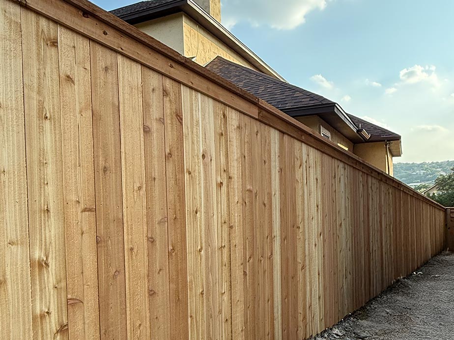 Shavano Park Texas wood privacy fencing