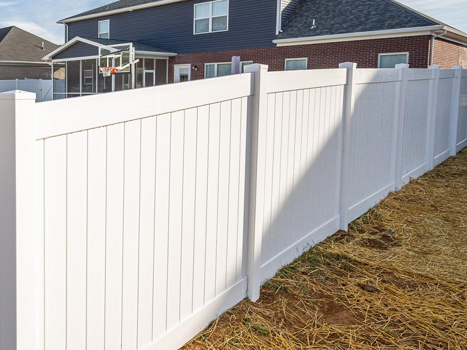 Vinyl fence in Shavano Park Texas